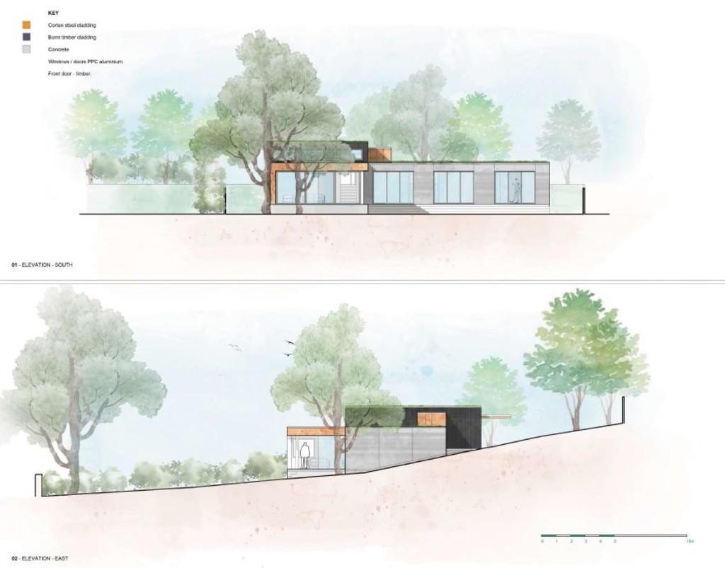 Proposed Elevations South &amp; East