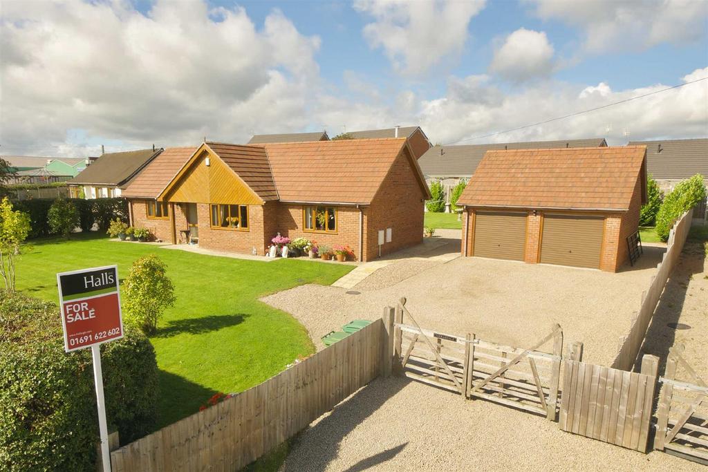 Overton Road, St Martins, Nr Oswestry. 3 bed bungalow £410,000