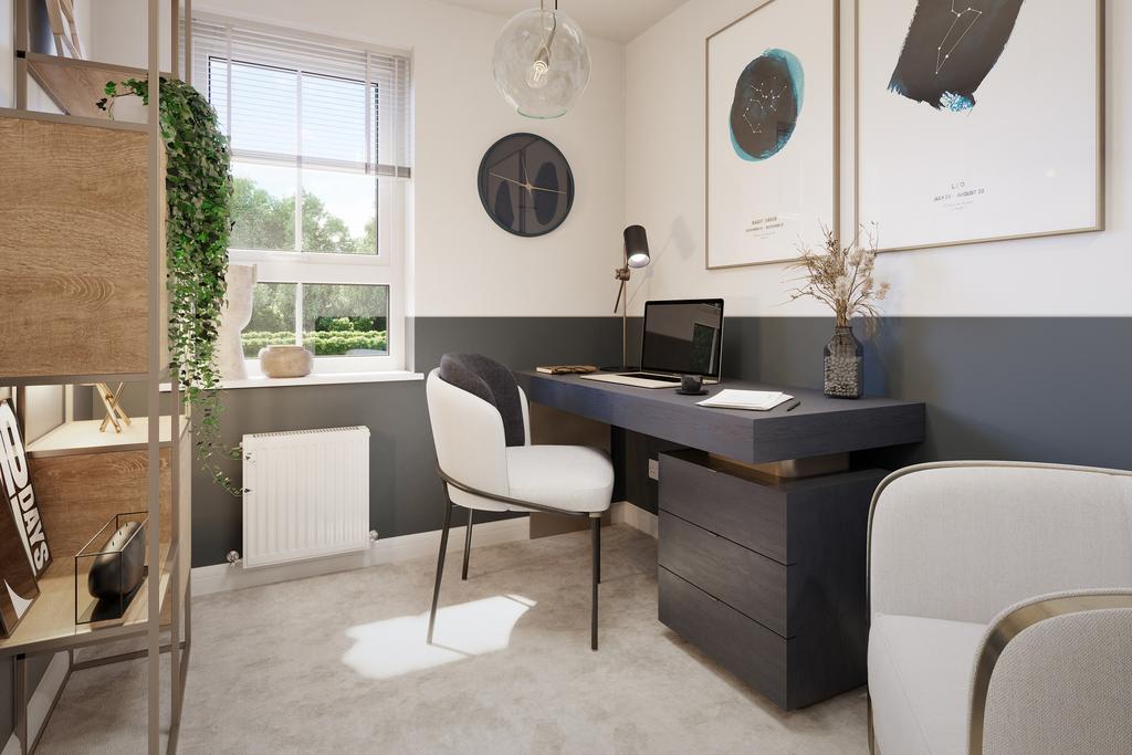 Home office in an Alfreton