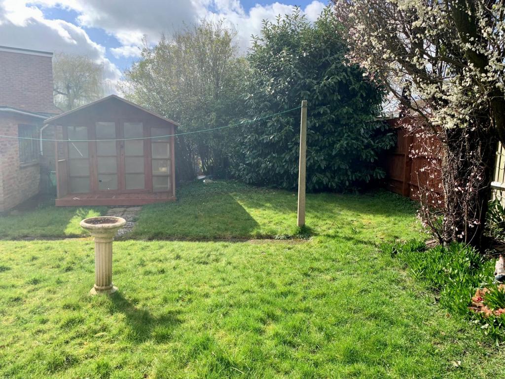Rear garden