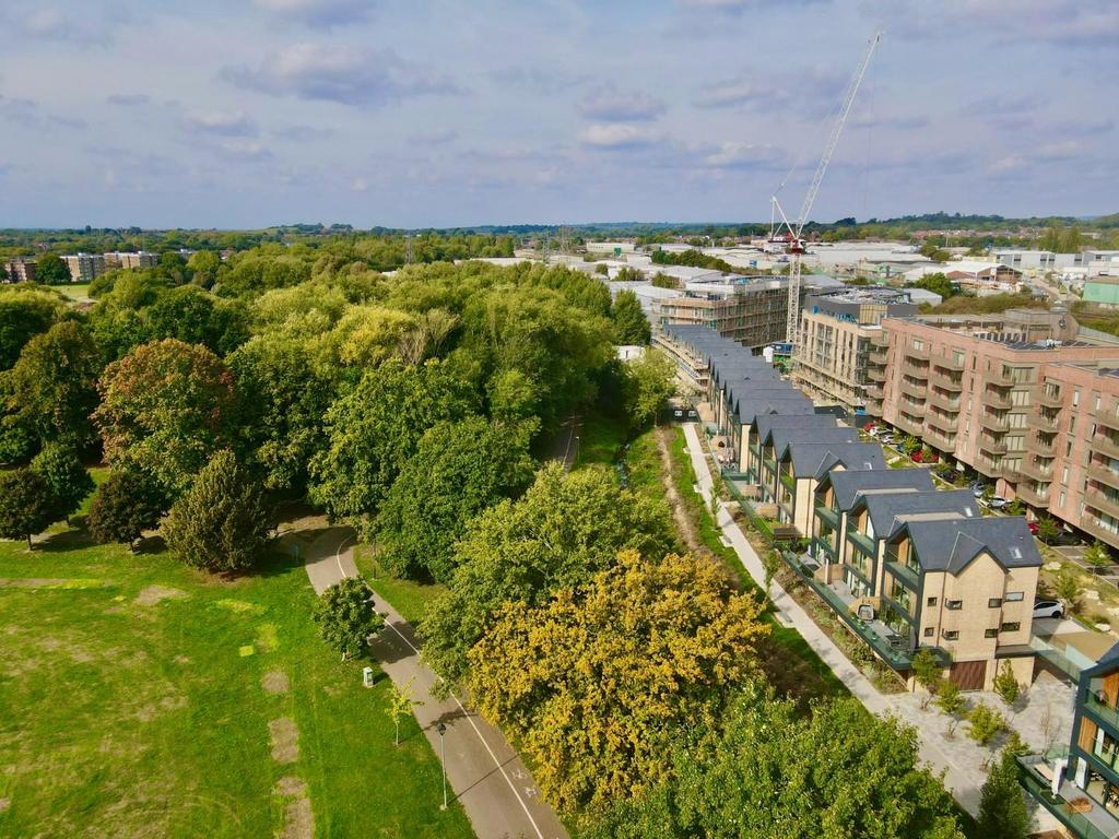 Aerial photograph of site