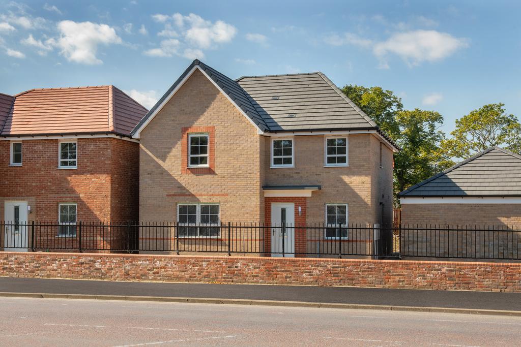 Outside view 4 bedroom detached Radleigh home