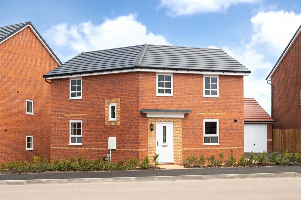 Exterior view of our 3 bed Lutterworth home