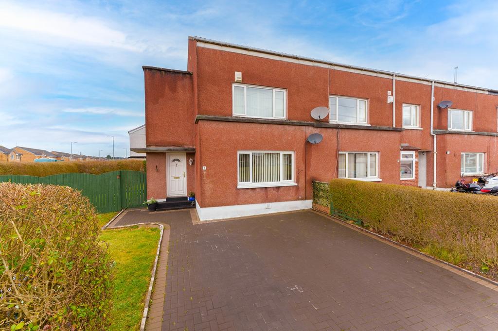 Deanfield Quadrant, Penilee... 2 bed end of terrace house £119,000