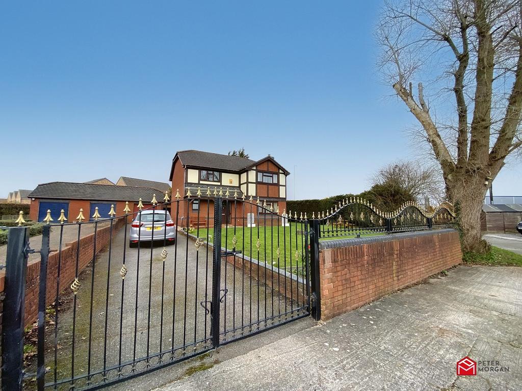 Heol Tredwr, Waterton, Bridgend, Bridgend County. CF31 3AJ 4 bed detached house for sale £425,000
