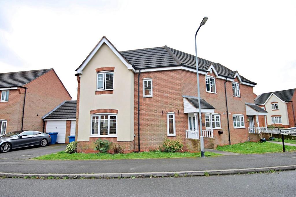 Barlow Avenue, Tamworth 3 bed semidetached house for sale £280,000