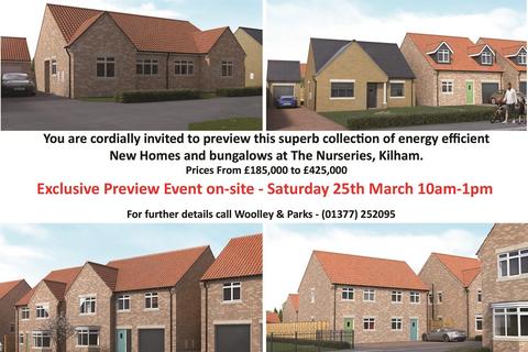 2 bedroom semi-detached bungalow for sale - Plot 12, The Nurseries, Kilham, Driffield