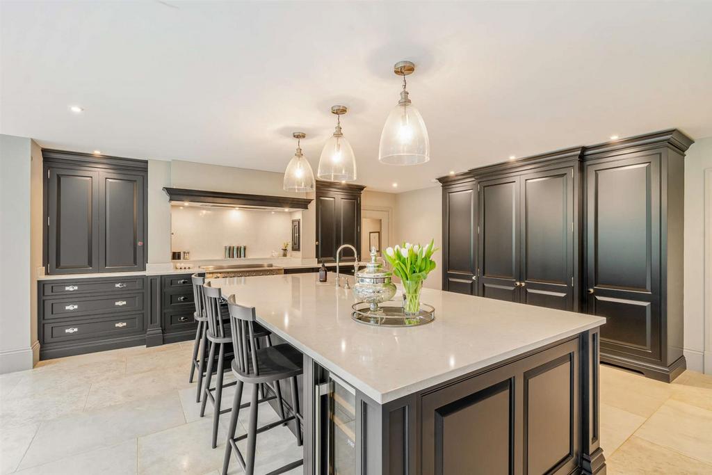 Open plan living dining kitchen