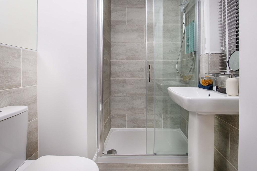 Ensuite shower room in the Ripon Show Home