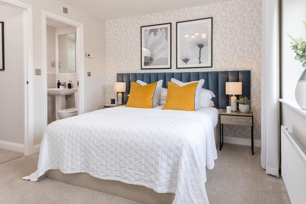 En suite main bedroom in the Kingsville 4...