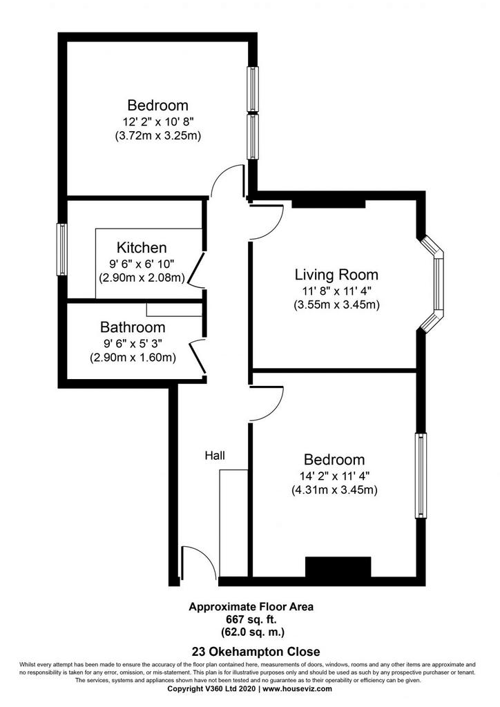 Okehampton Close, London, N12 9TX 2 bed flat - £1,625 pcm (£375 pw)