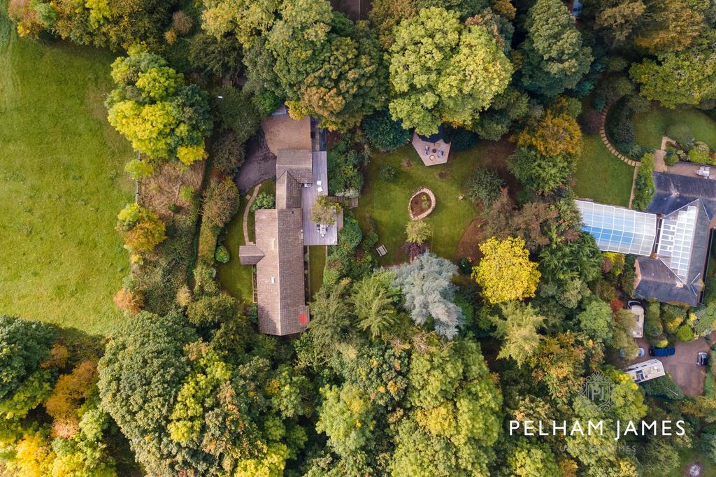 Aerial View, The Architects House, Middleton