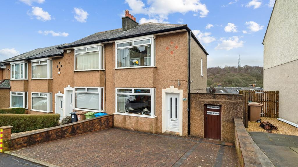 Stamperland Gardens, Clarkston, Glasgow, G76 8HG 2 bed end of terrace