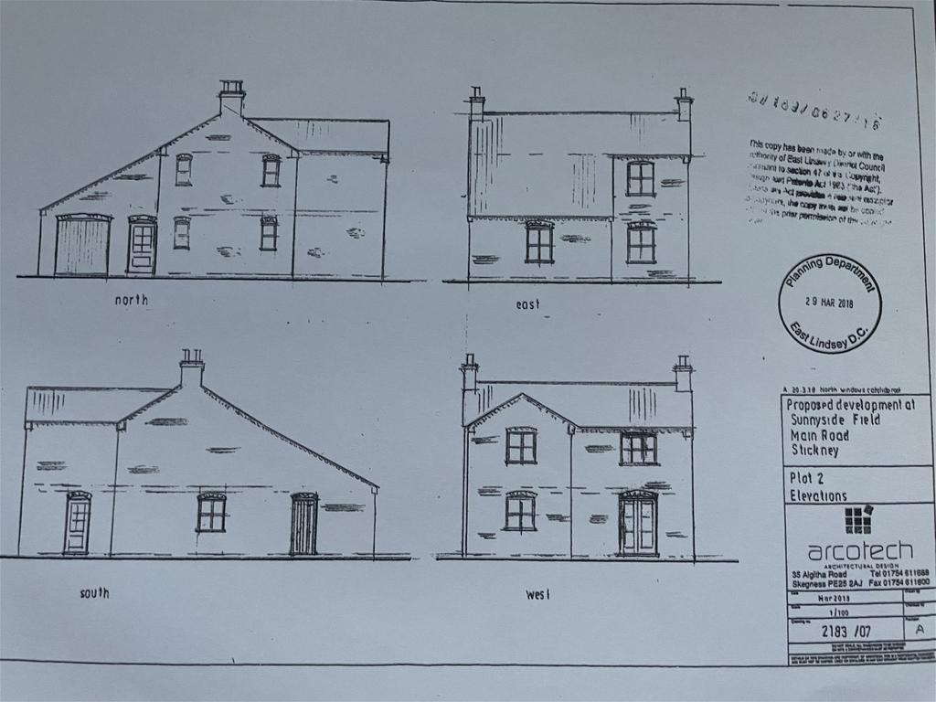 Main Road, Stickney, Lincolnshire, PE22 8AE Land for sale £79,950