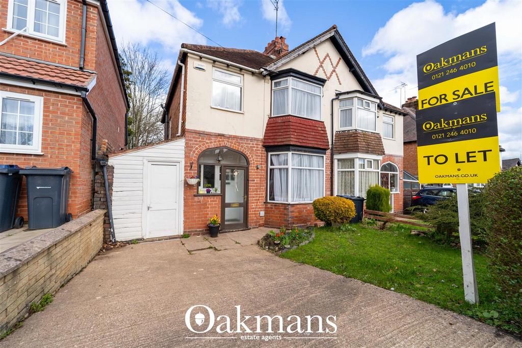 Harborne Park Road, Birmingham 3 bed semidetached house £350,000