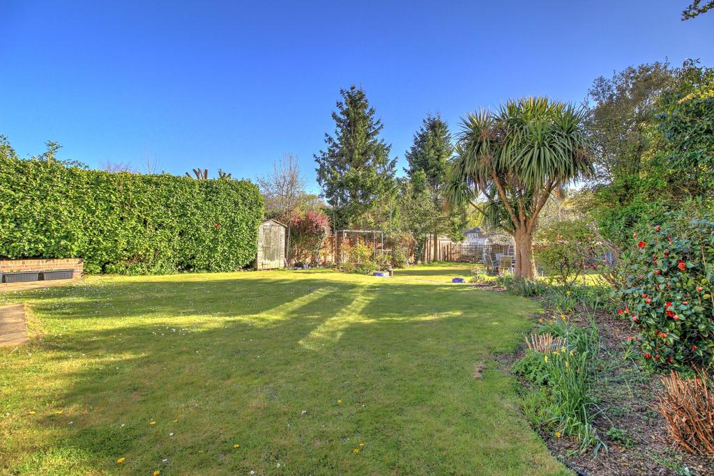 Garden with large patio (not shown)