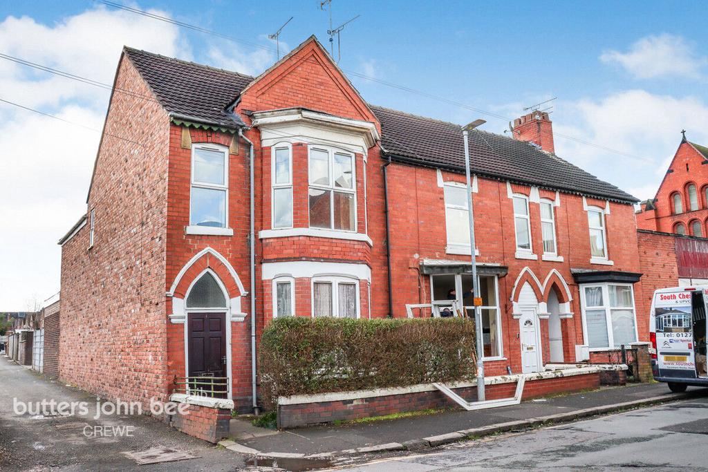 Stalbridge Road, Crewe 3 bed end of terrace house for sale £126,000
