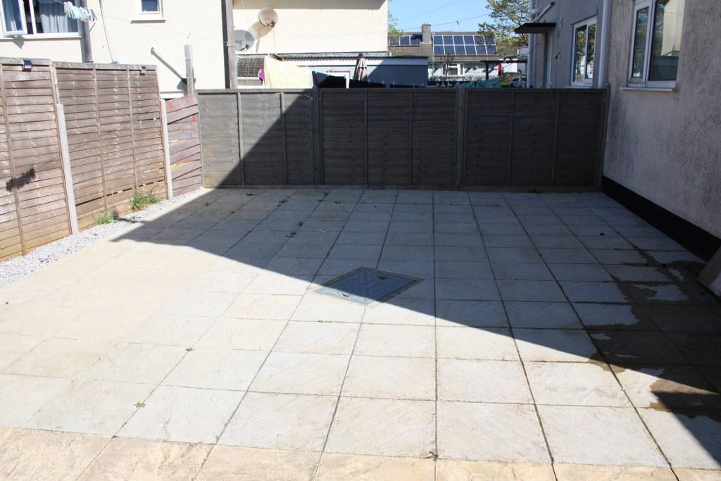 Garden patio area