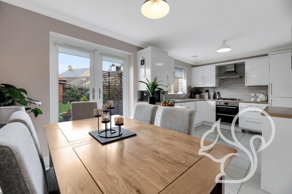 Swallowtail Glade, Stanway 3 bed end of terrace house for sale £350,000