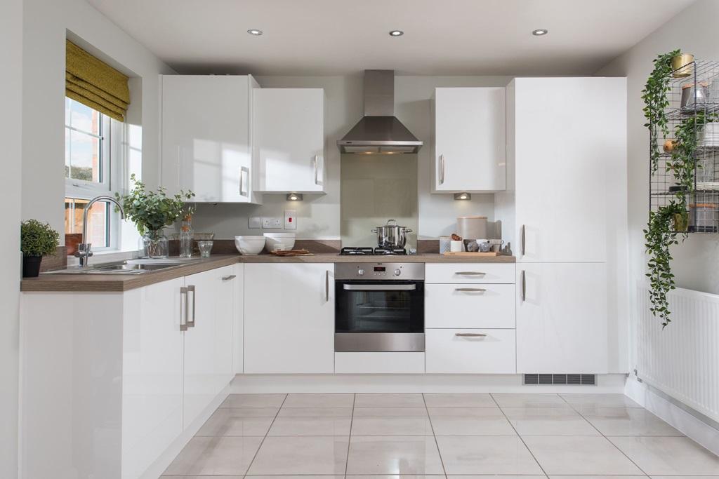 Internal view of kitchen of Maidstone housetype