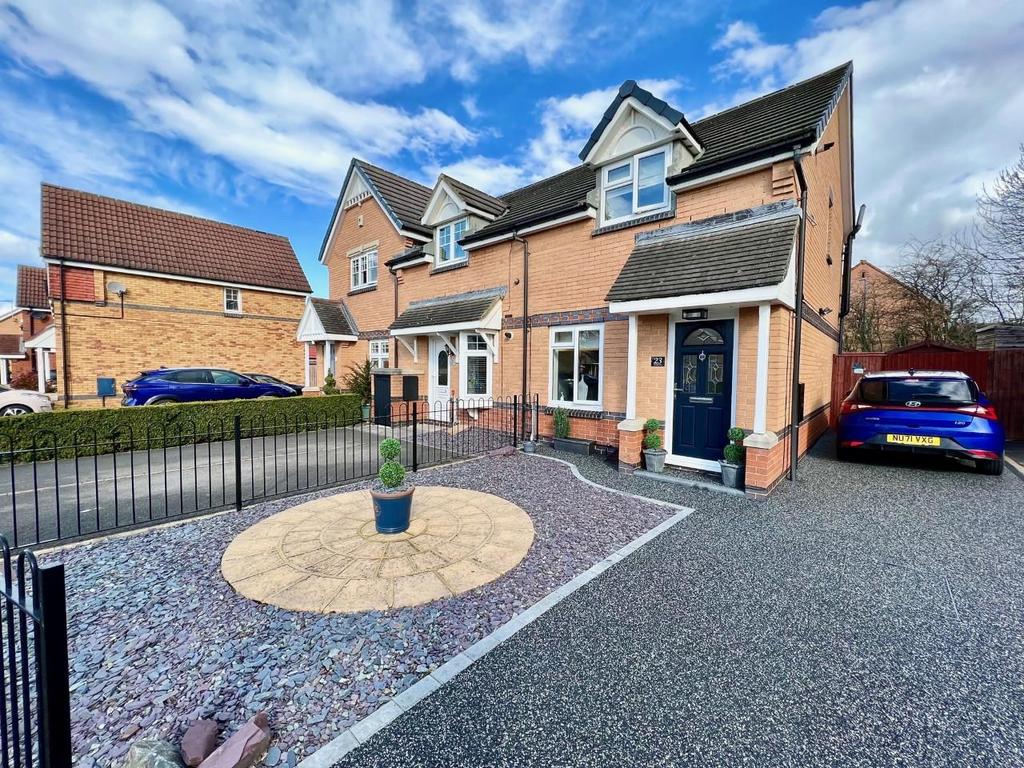 Linshiels Grove, Ingleby Barwick. 2 bed end of terrace house for sale