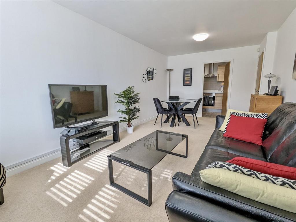 Lounge with dining area