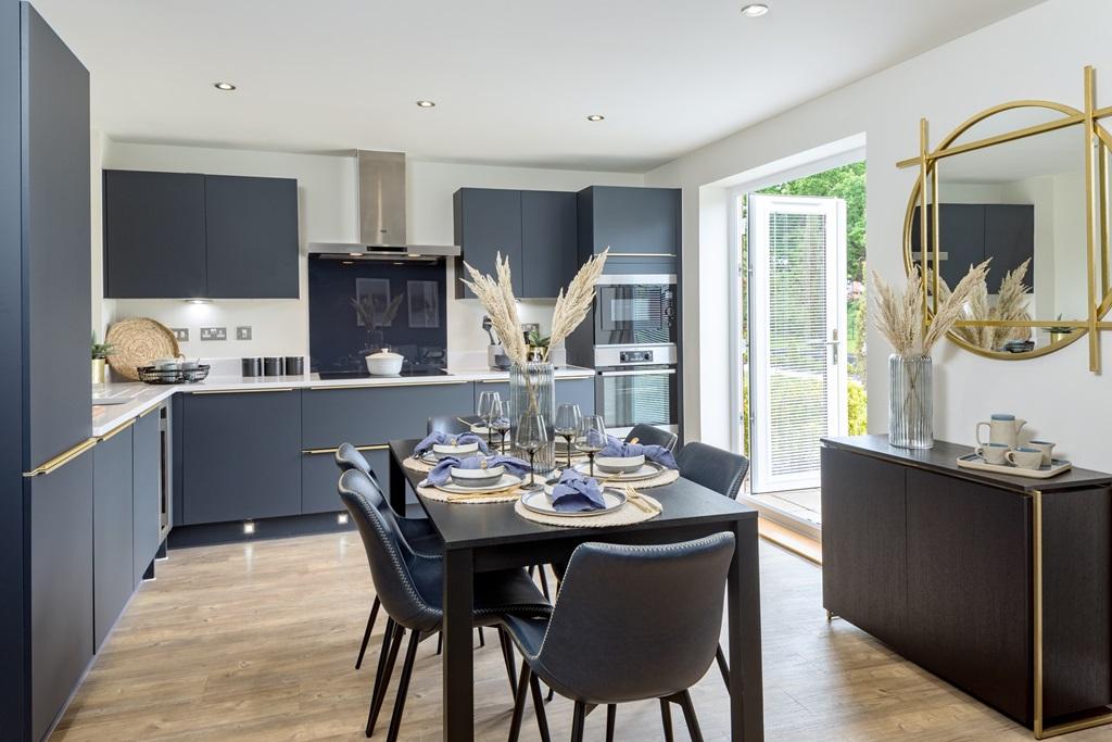 Open plan kitchen in The Ingleby 4 bedroom home
