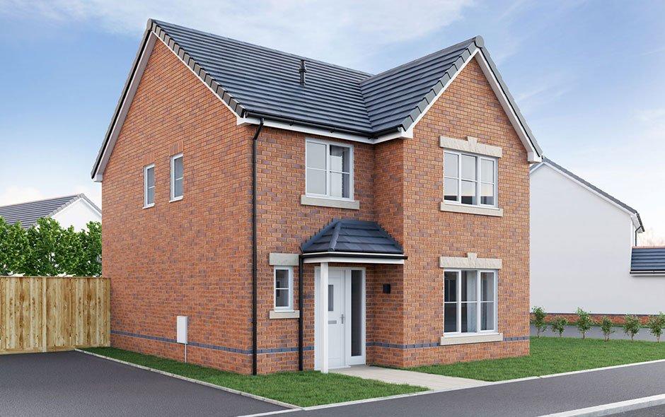 Plot 46, The Ferndale at Bedwellty Fields, Pengam Rd, CF81 3 bed detached house for sale £314,995