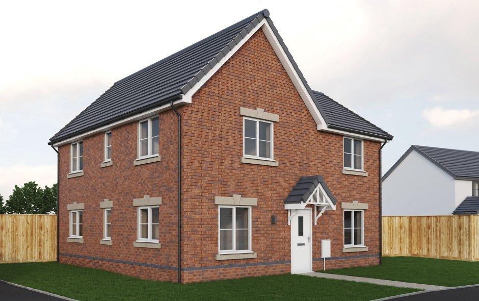Plot 101, The Mulberry** at Bedwellty Fields, Pengam Rd, CF81 4 bed detached house for sale £