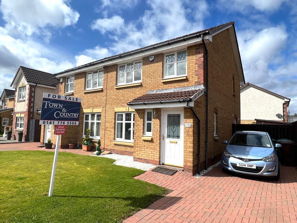 Mathieson Crescent, Stepps, Glasgow... 3 bed semidetached house £220,000