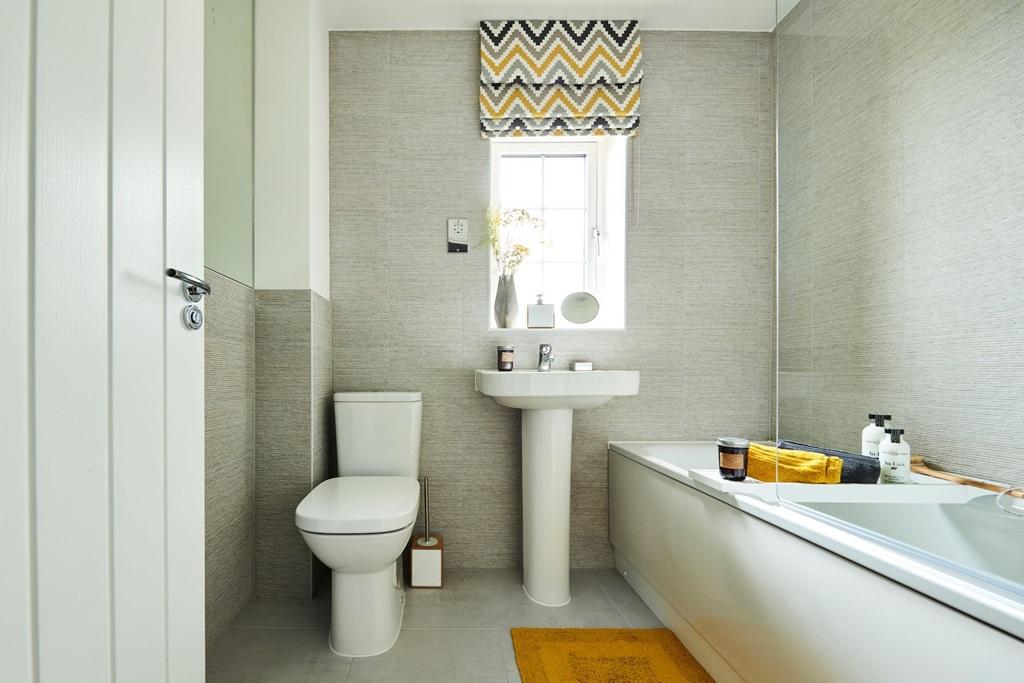 A Taylor Wimpey bathroom is easy to clean