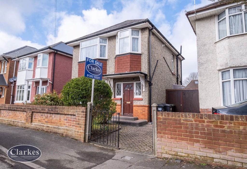 Eldon Road, Bournemouth, Dorset 3 bed detached house for sale £375,000