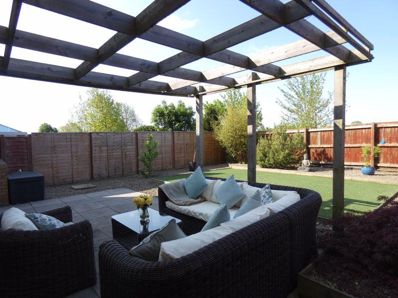 Patio area and rear