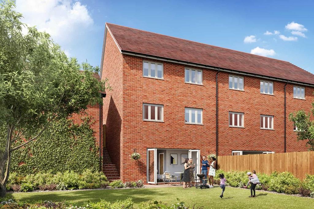 Enjoy three storey living with the four bedroom...