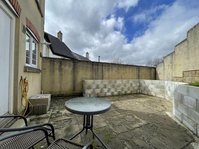 Patio will be...