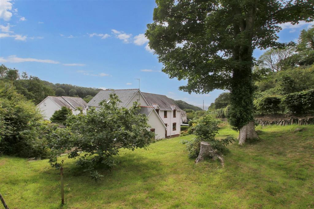 Rear view of house and garden