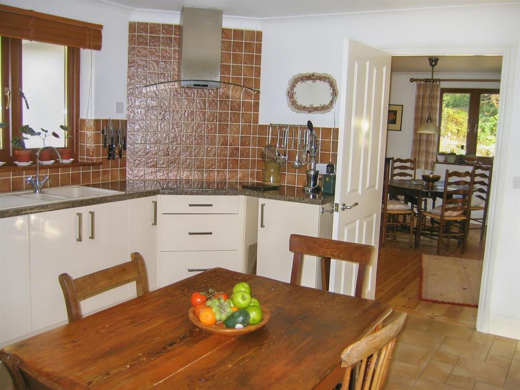Owner view of kitchen into diner