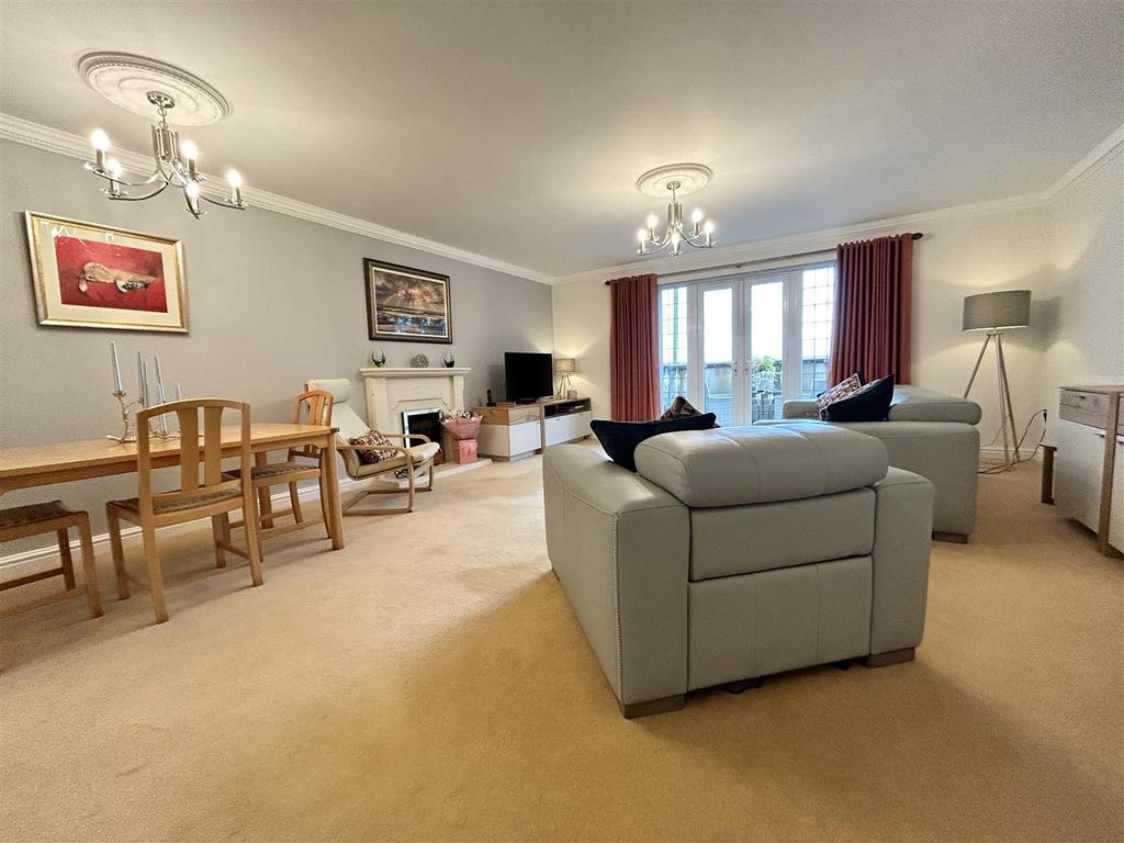 Lounge with dining area