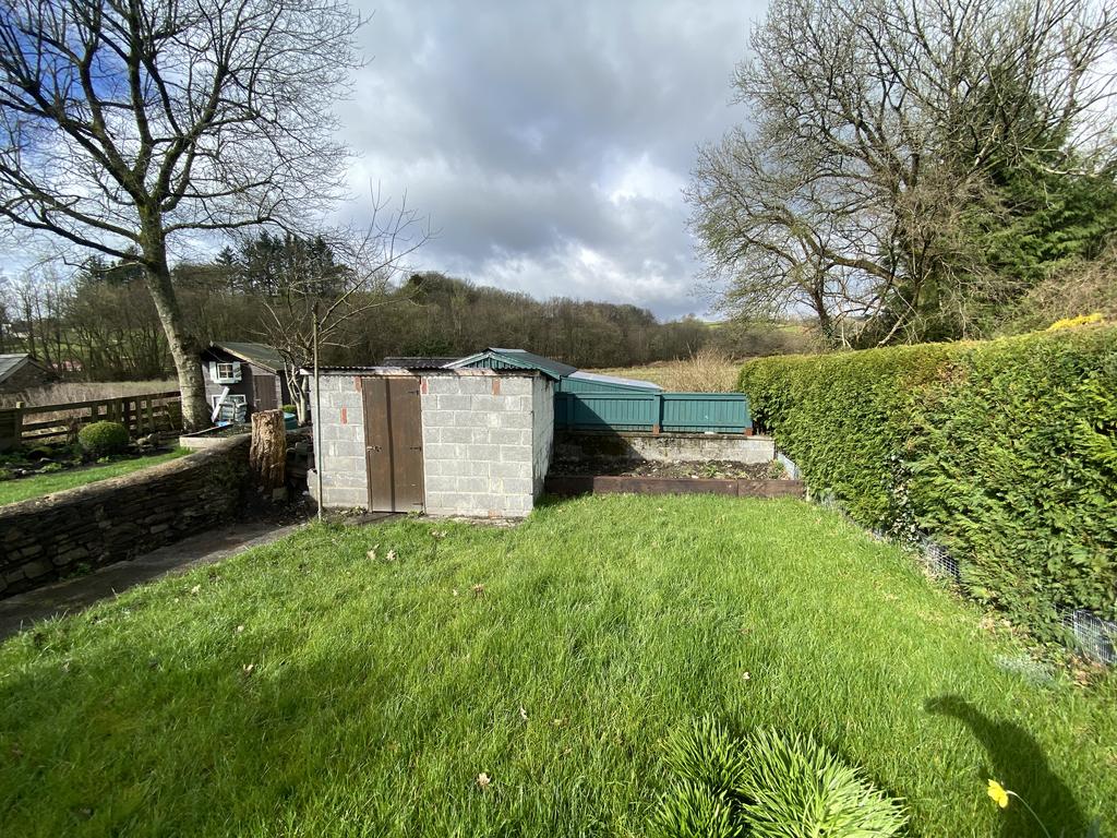 Block built garden shed