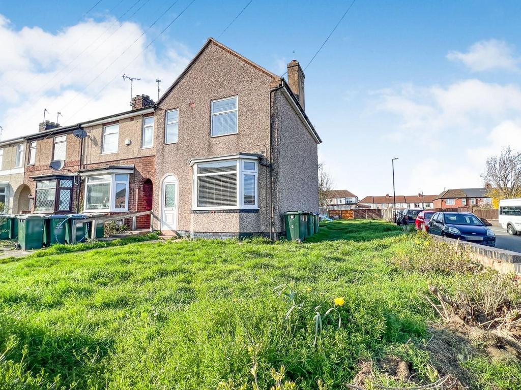 Yelverton Road, Radford, Coventry 3 bed end of terrace house £200,000