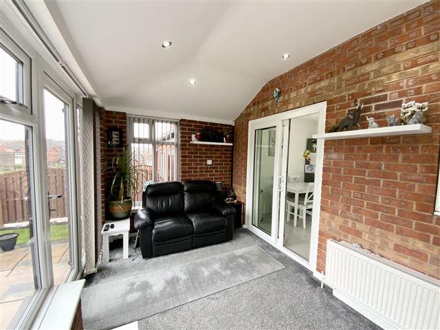 Conservatory with tiled roof