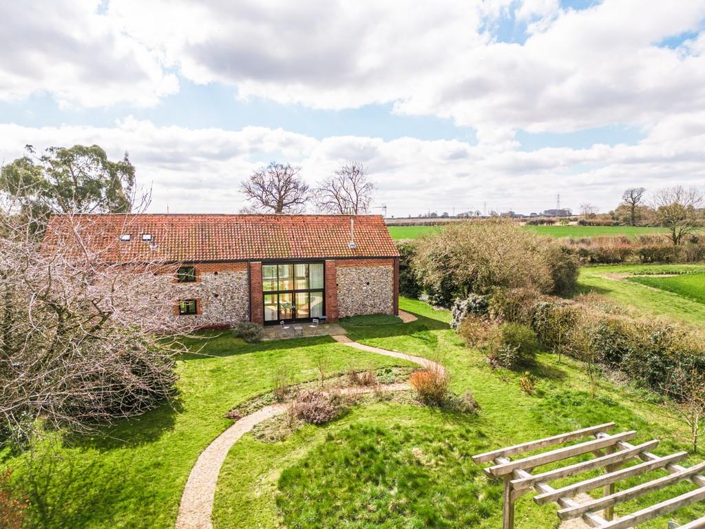 Great Dunham 3 bed barn conversion for sale £875,000
