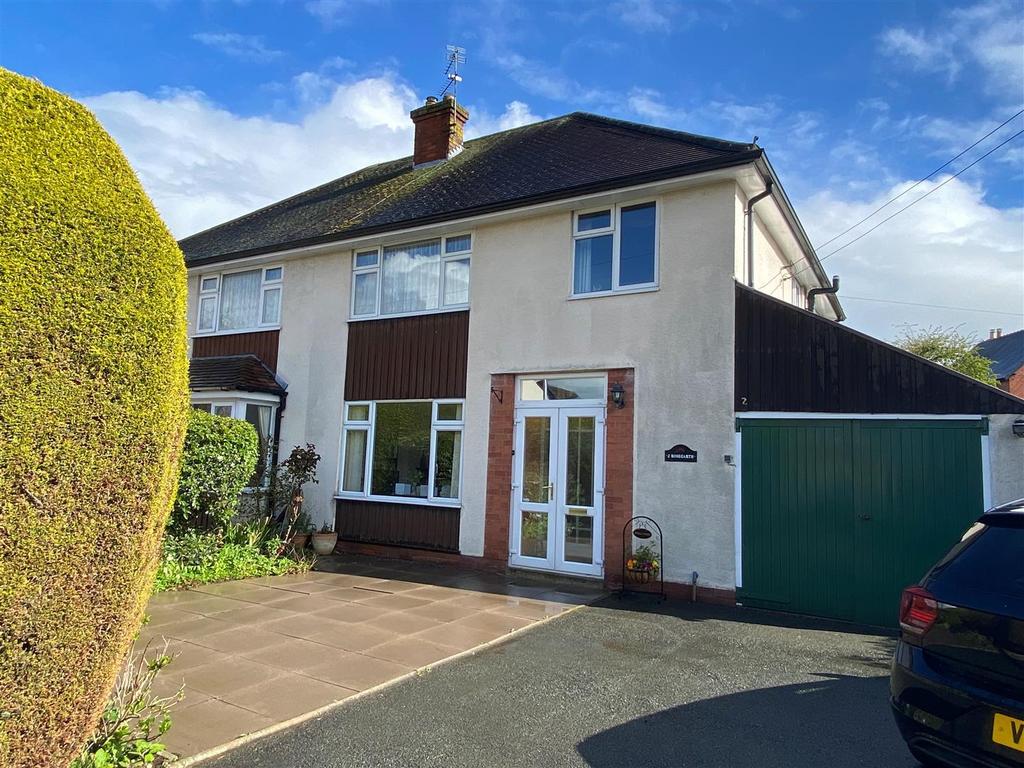 Rosegarth, 2 Pulley Lane, Bayston Hill, Shrewsbury, SY3 0JH 3 bed semi