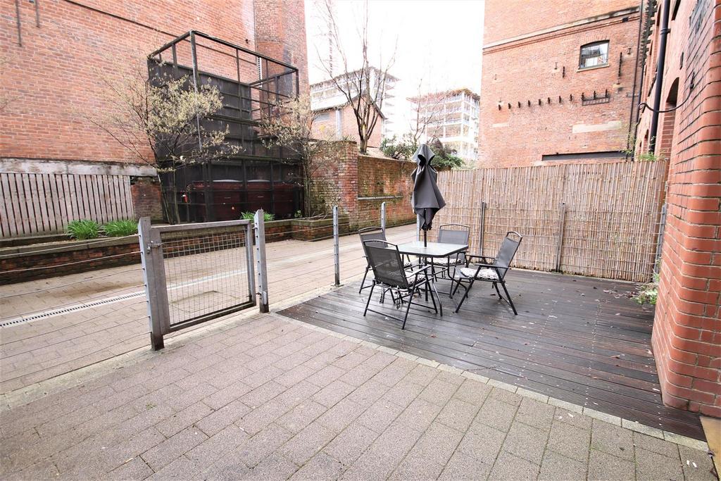 Outside patio area off lounge