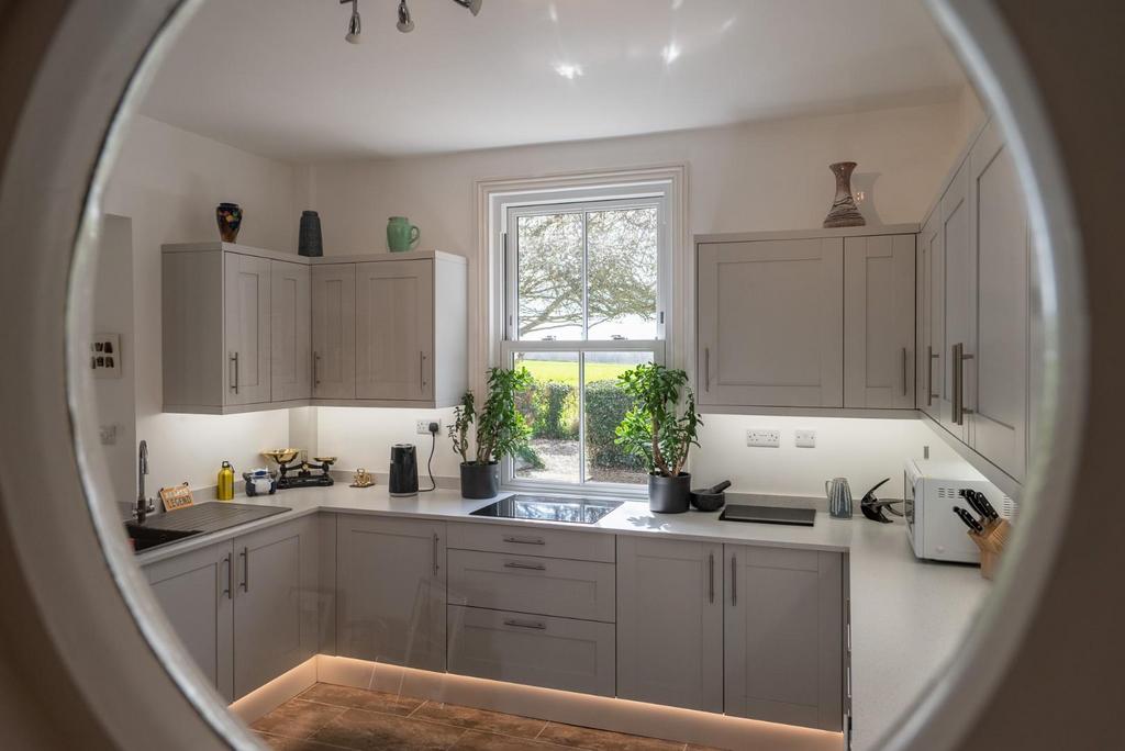 View through the kitchen