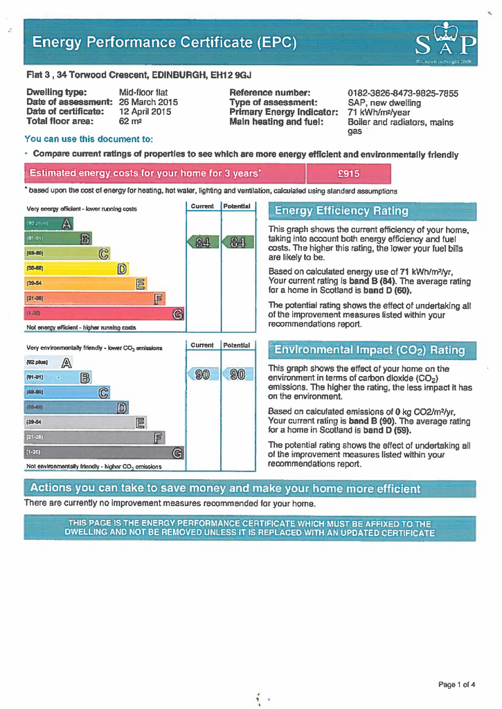 EPC Certificate