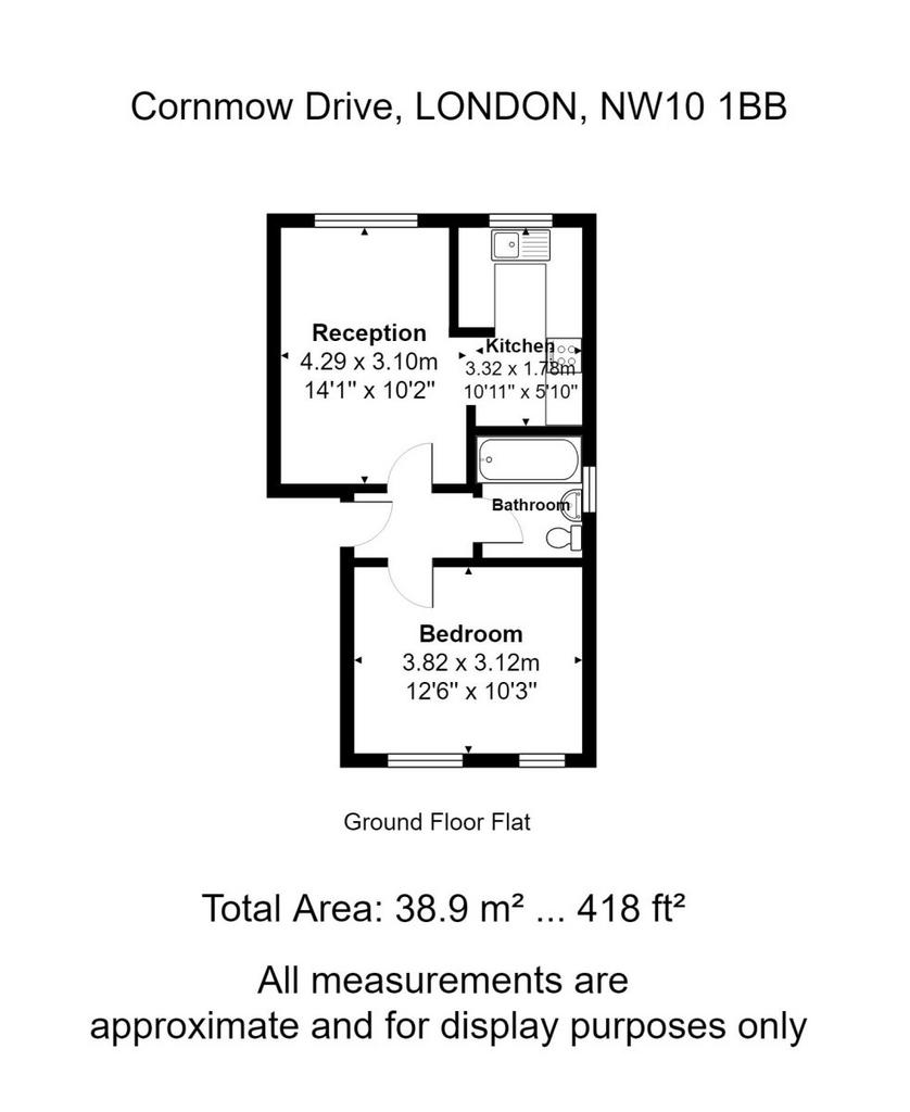 Apartment in London, Dudden Hill, Dollis Hill - More