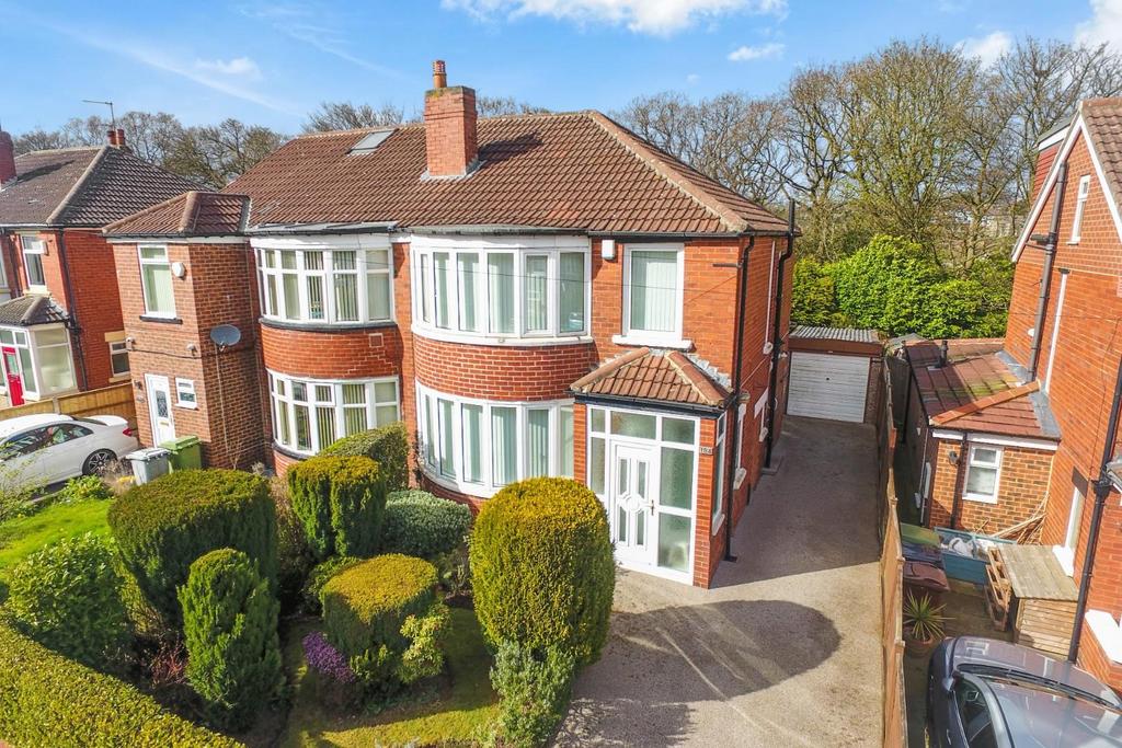 West Park Drive West. Roundhay Leeds 3 bed semidetached house £325,000