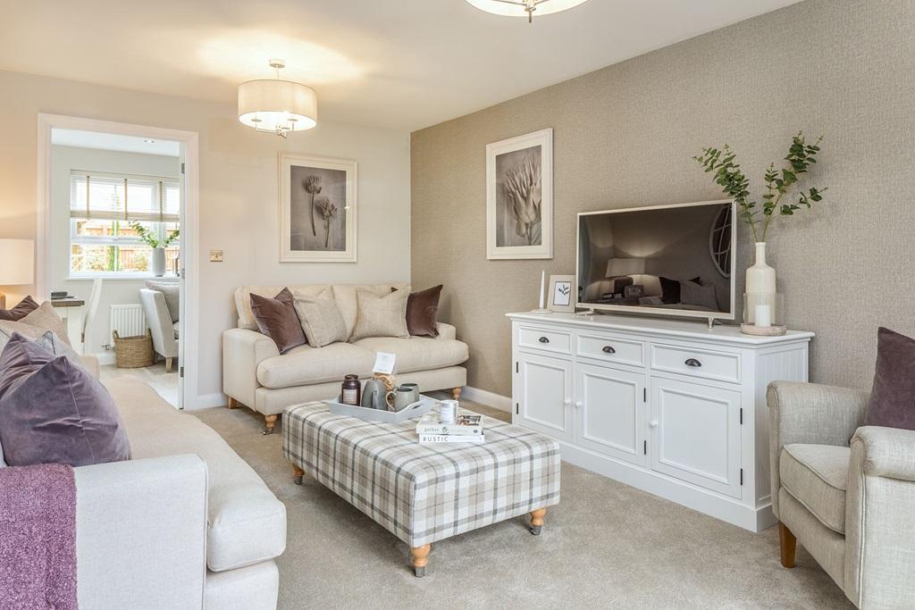 Spacious lounge in the Radleigh 4 bedroom home