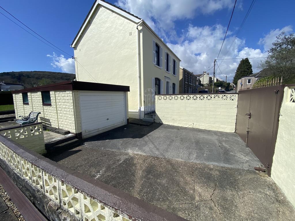 Driveway and garage